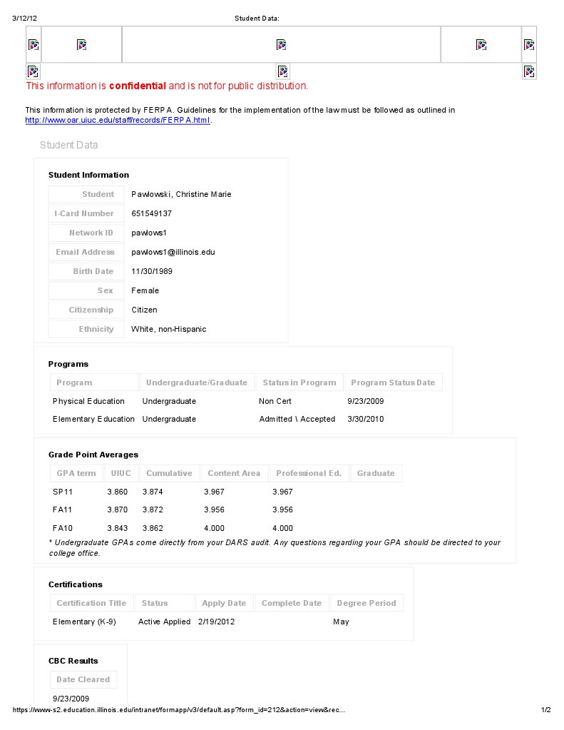 Student Data Overview and GPA Records | PDF | Career & Growth