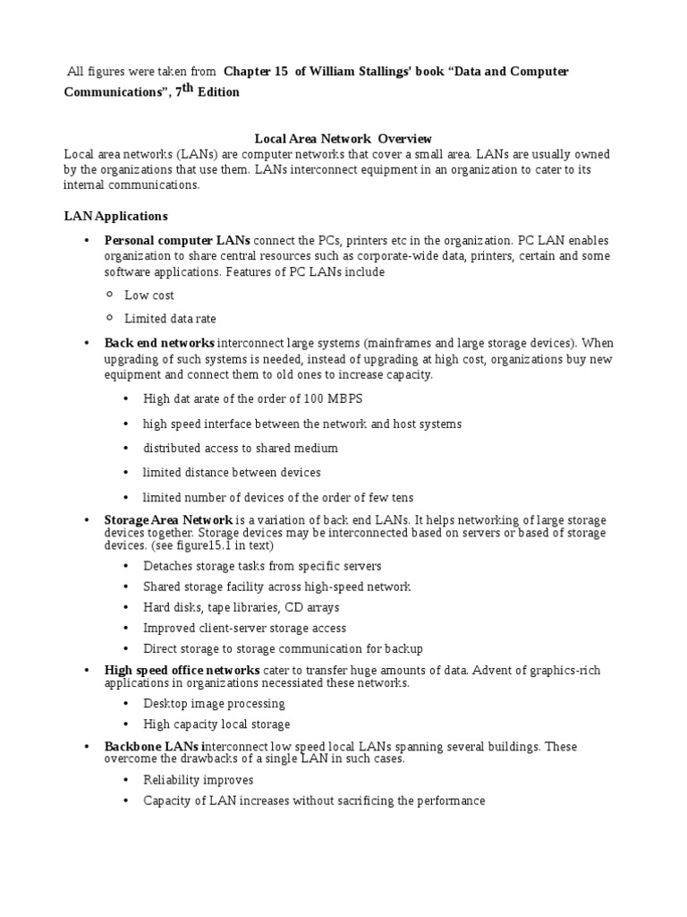 LAN Overview | PDF