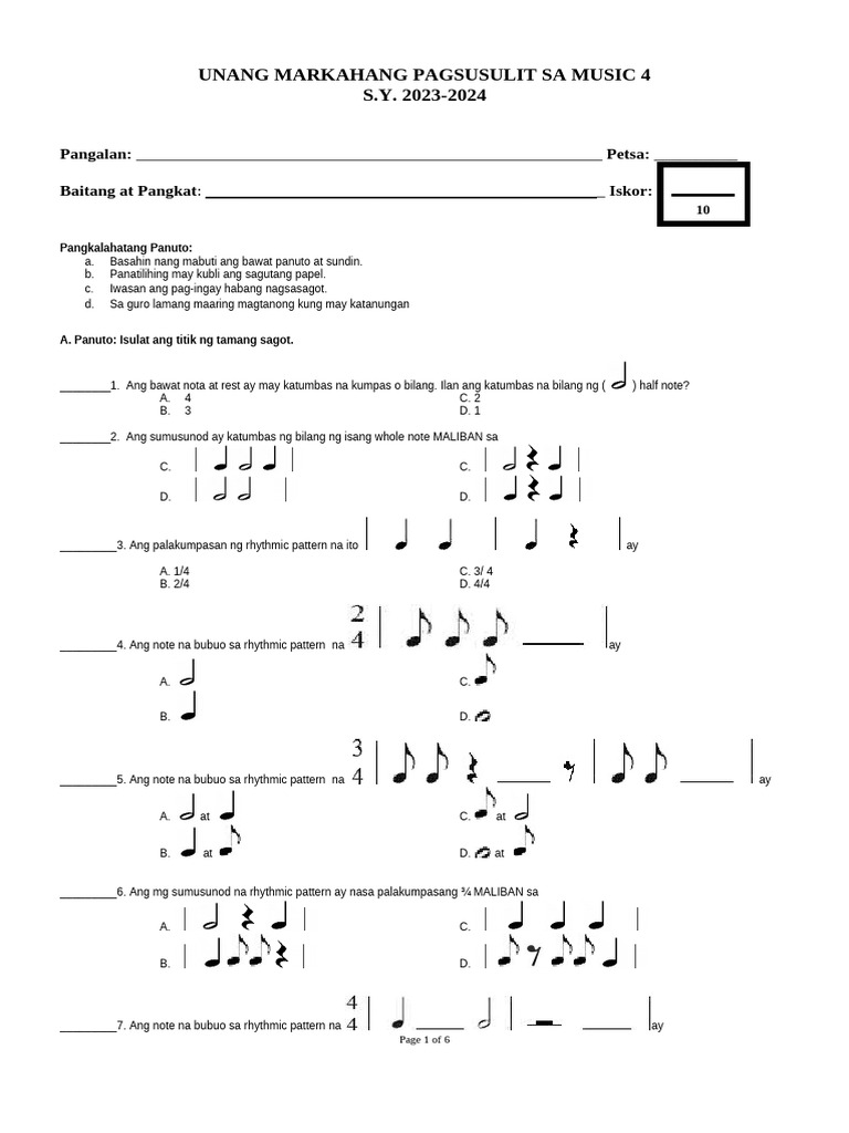 Music 4 | PDF