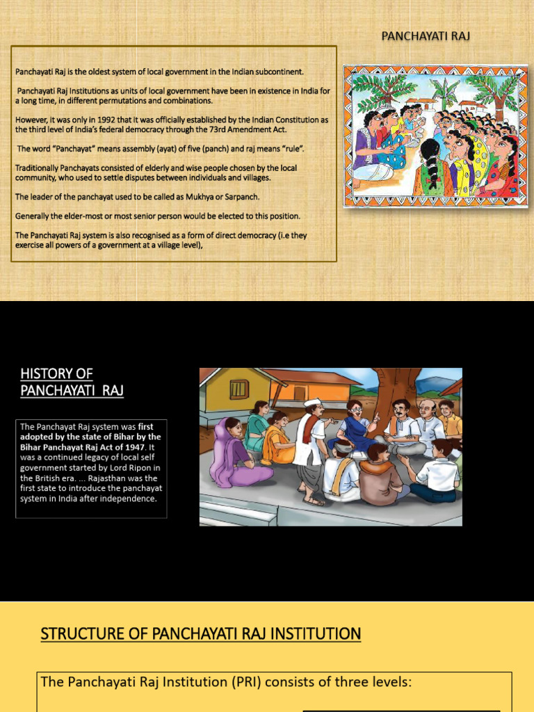 Understanding Panchayati Raj System | PDF | Government Of India