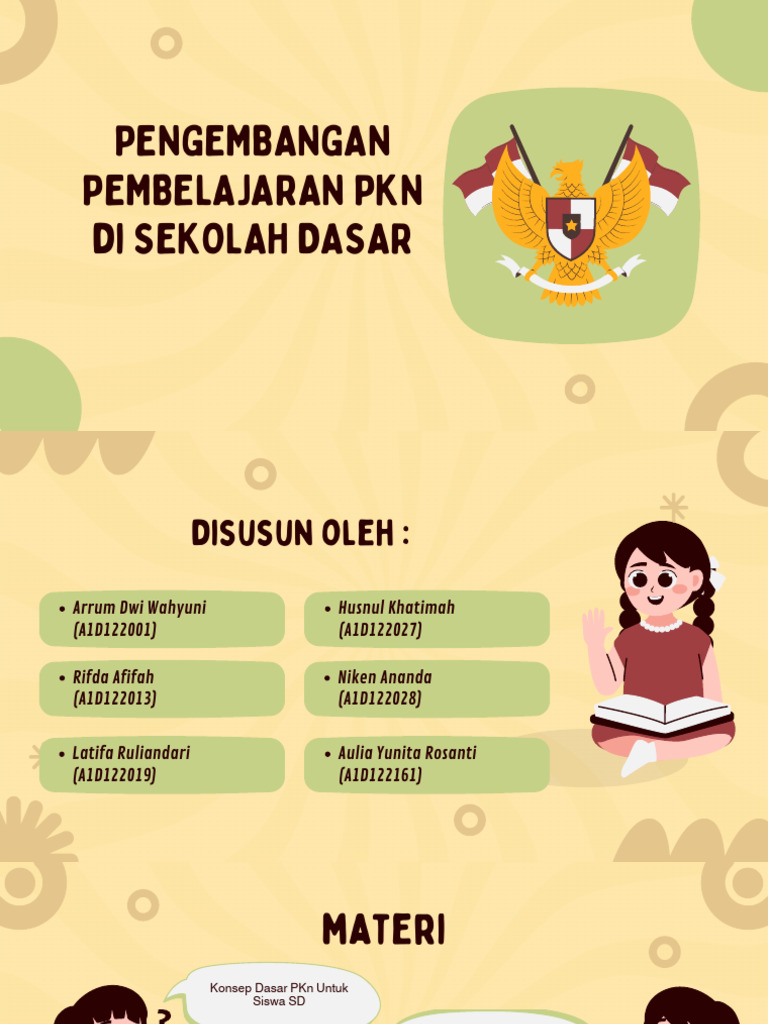 Kurikulum PKn untuk Sekolah Dasar | PDF