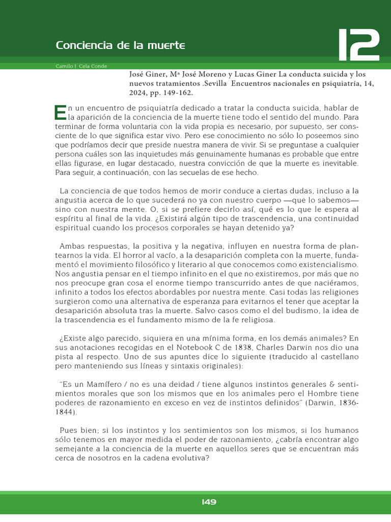 Conciencia de La Muerte | PDF | neanderthal | Humano