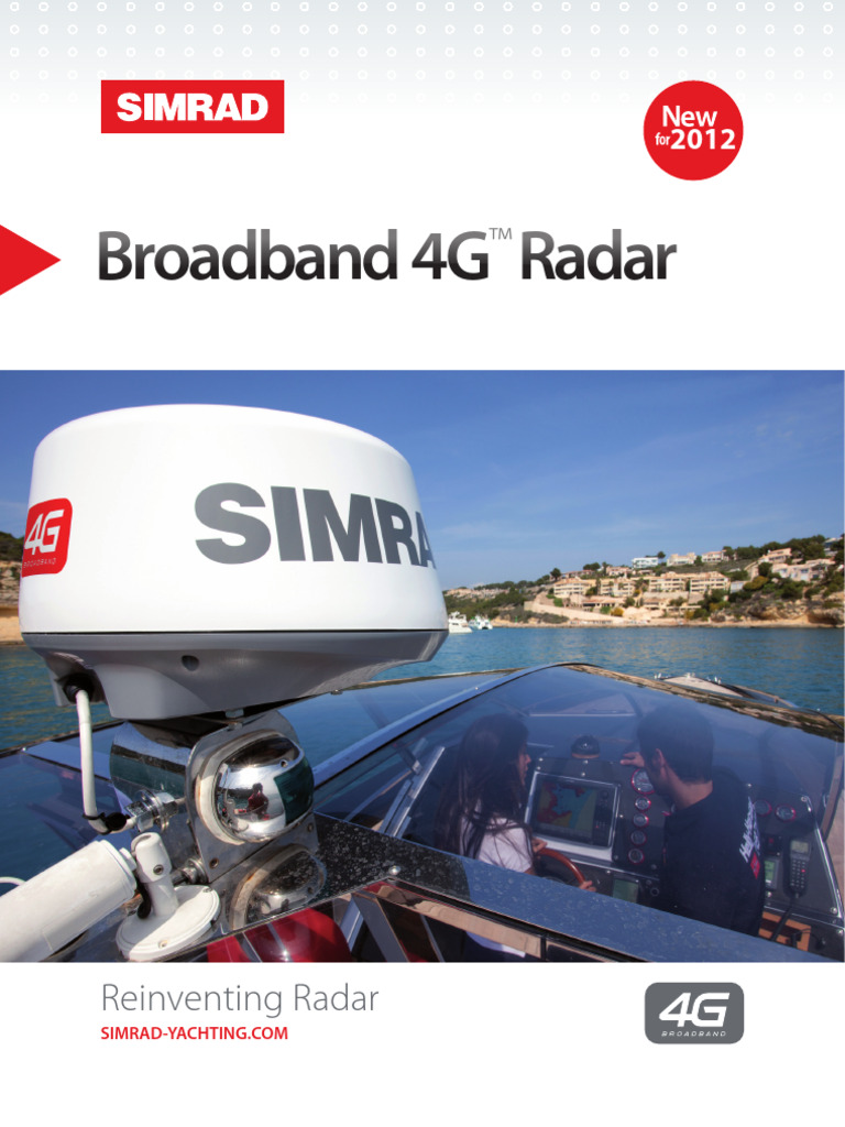 Simrad Broadband 4G Radar Overview | PDF | Radar | Antenna (Radio)