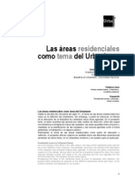 Areas Residenciales Tema Urbanismo