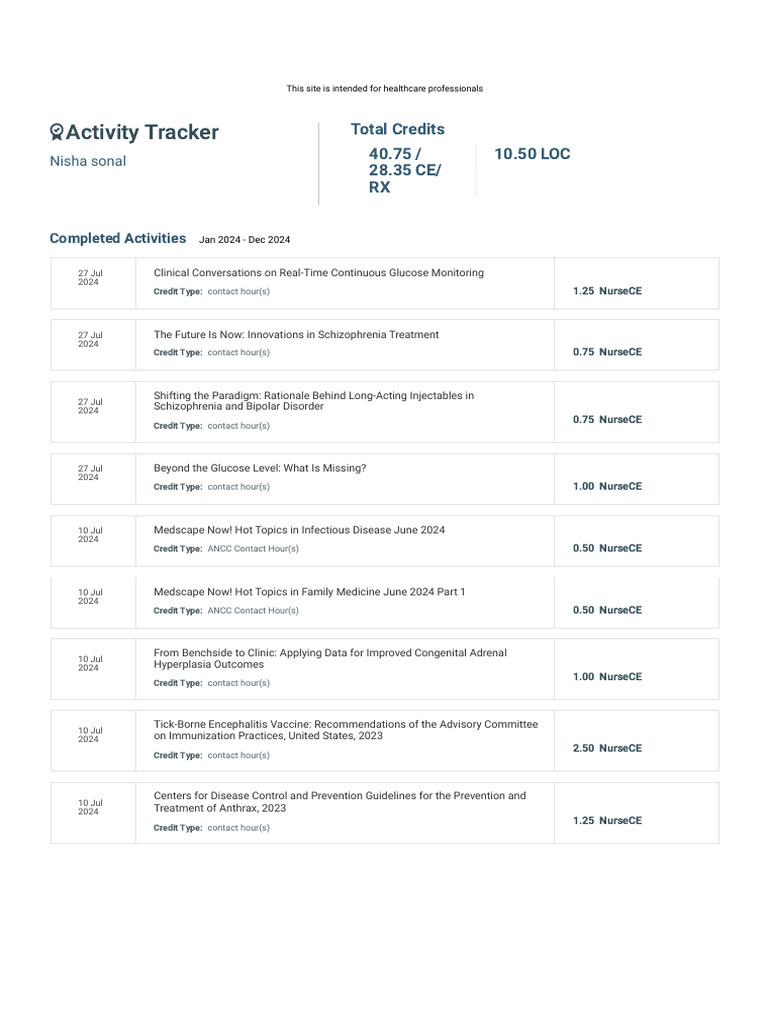 Completed Activities Page | PDF | Immunology | Human Diseases And Disorders