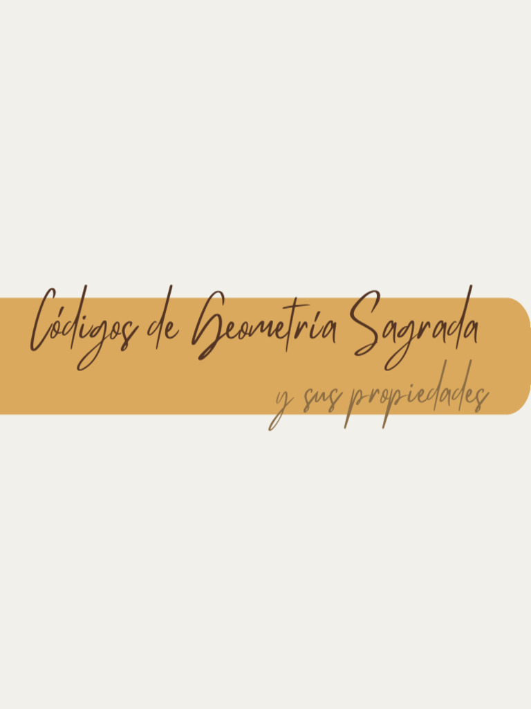 Códigos Sagrados y su Significado | PDF