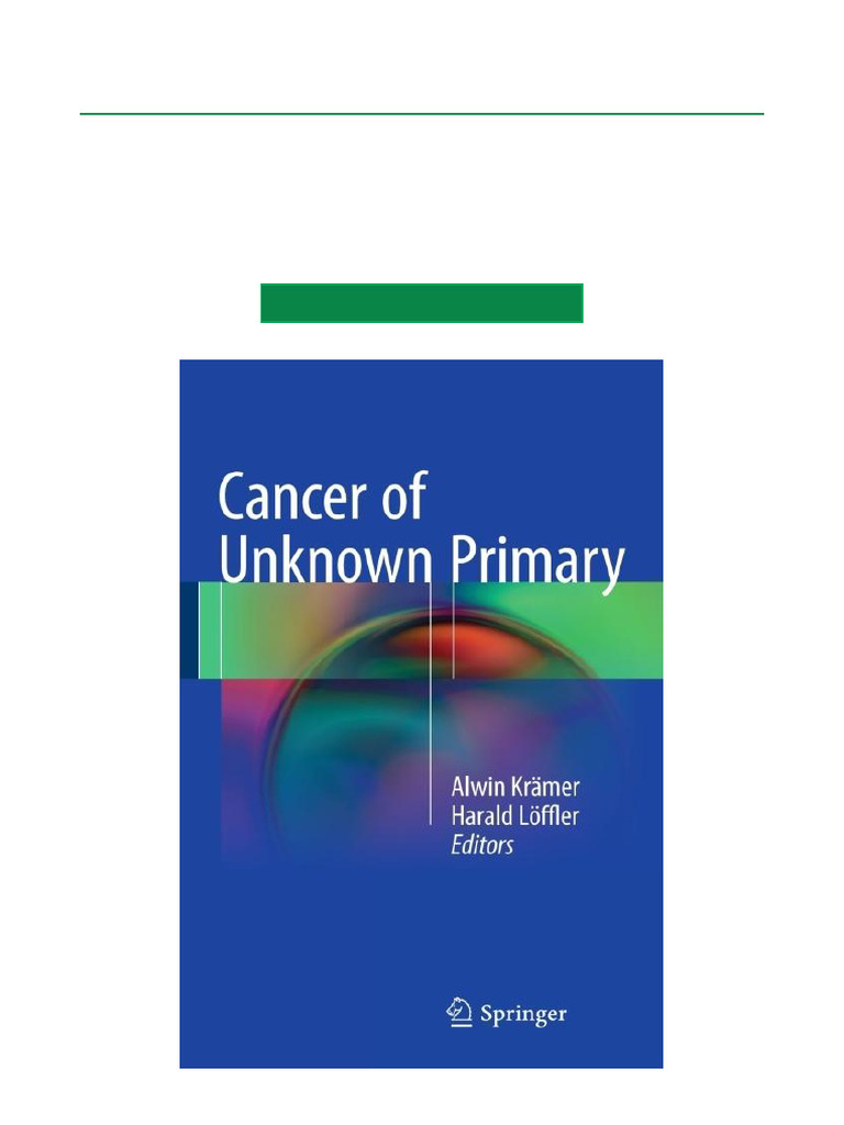 Childhood Cancer of Unknown Primary | PDF | Metastasis | Cancer