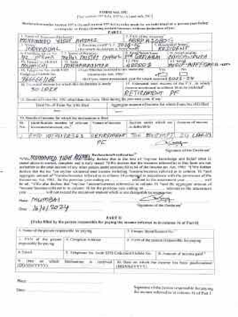Form 15 | PDF