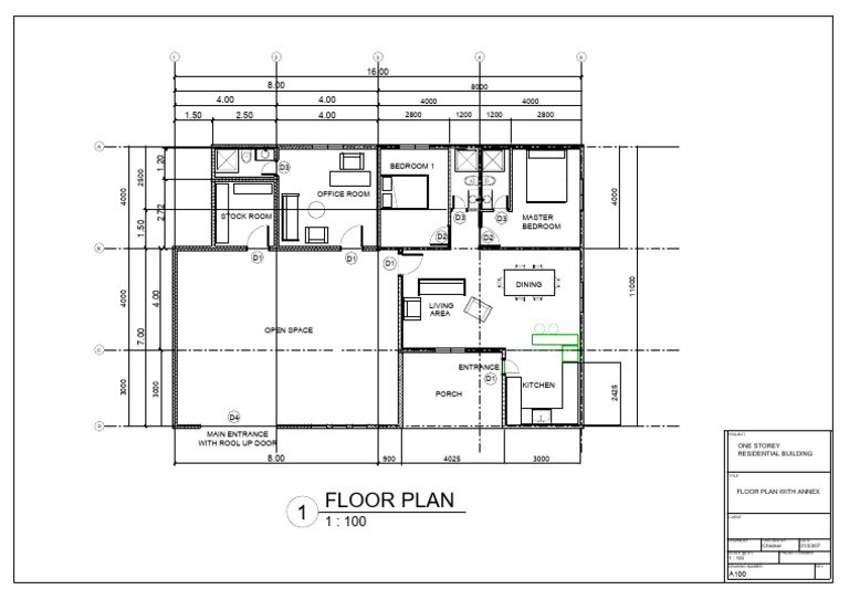 Two-Storey House Plan with Annex | PDF