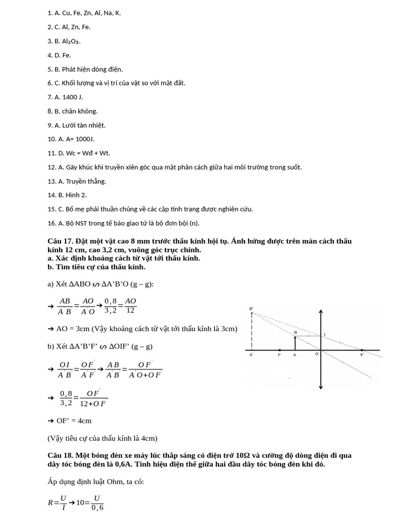 KHTN 1 | PDF