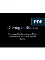 Driving in Bolivia: Stremnaya Road Is Nicknamed "The Road of Death" and It's Situated in Bolivia