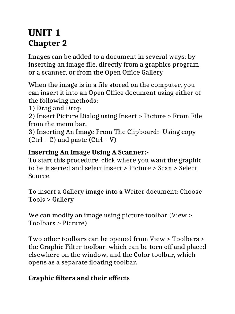 IT Digtal Documentation CH 2 and 3 | PDF | Image Scanner | Computer ...