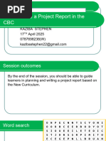 School Project Report Template | PDF | Learning | Creativity