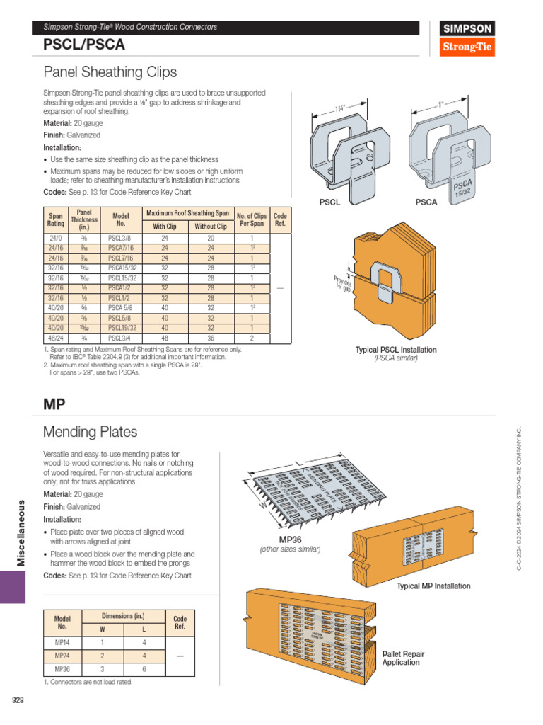 Simpson Strong-Tie Wood Connectors Guide | PDF | Building Engineering ...