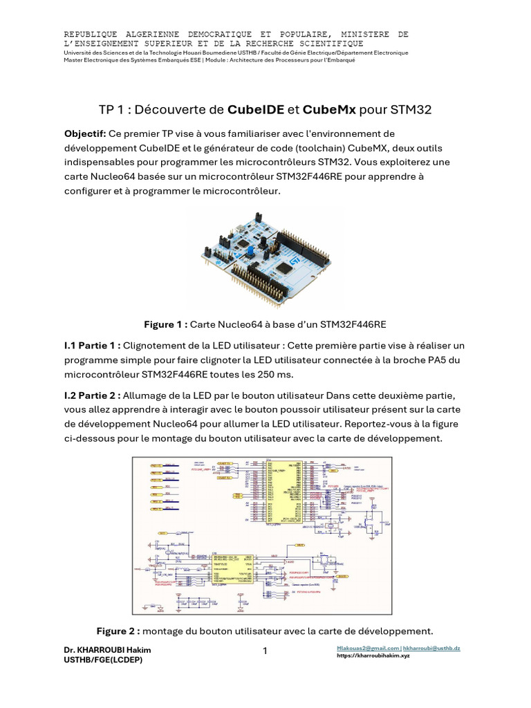 Introduction à CubeIDE pour STM32 | PDF | Microcontrôleur | Informatique