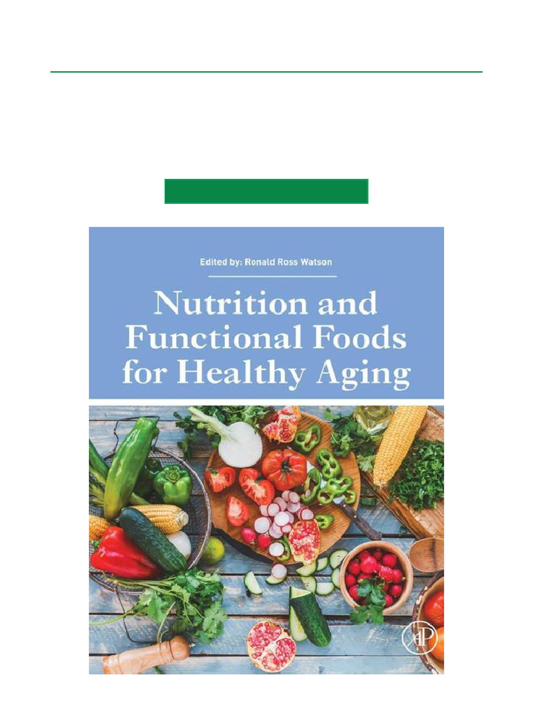 Nutrition and Functional Foods For Healthy Aging Free Ebook Download | PDF