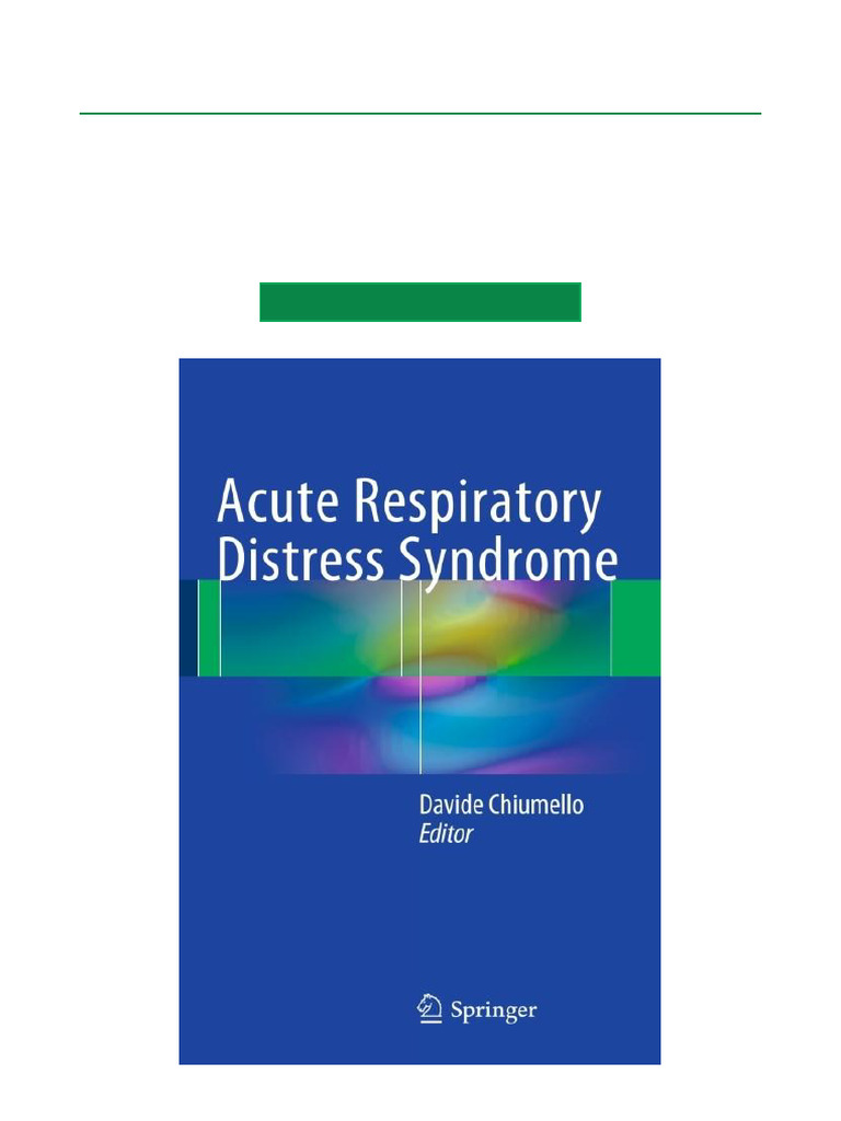 Acute Respiratory Distress Syndrome Direct Download | PDF | Medical ...