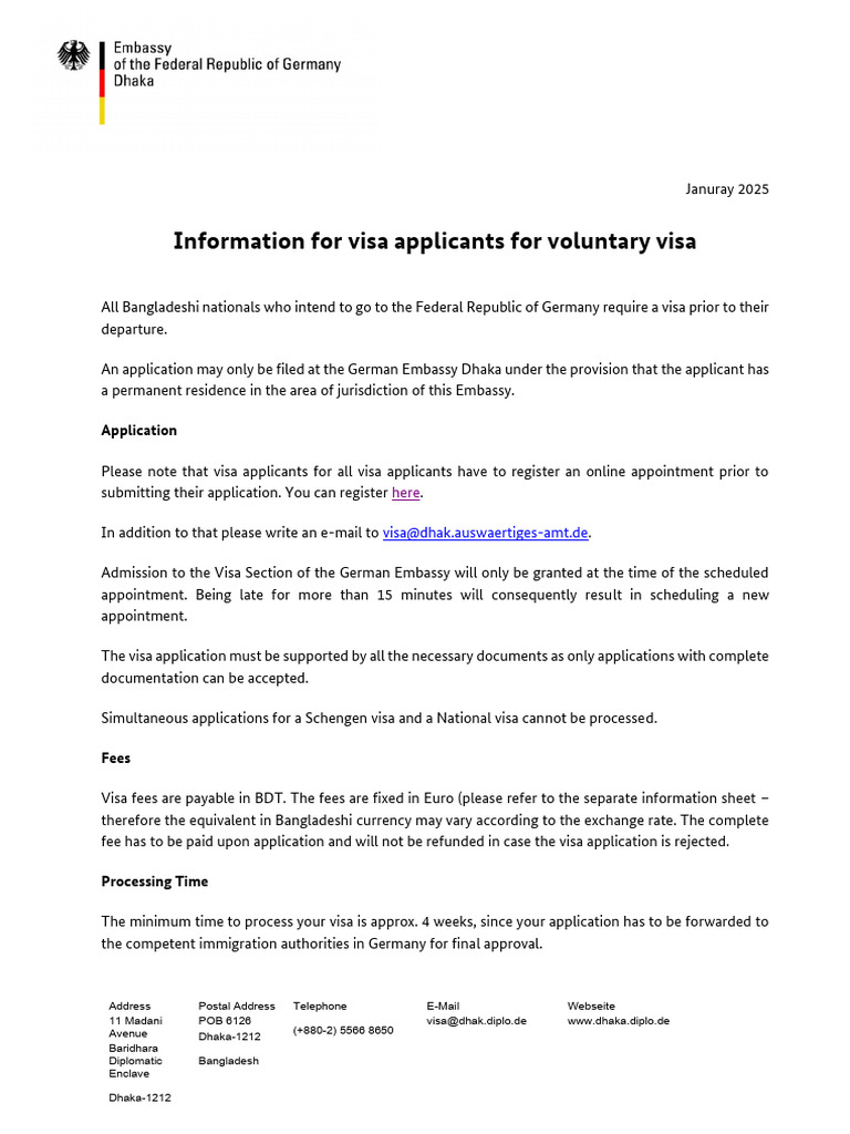 Visa Application Guide for Germany | PDF | Travel Visa | Passport
