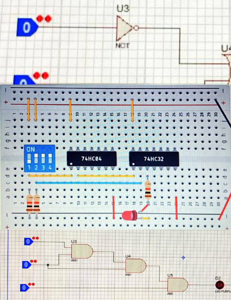 Componentes 74HC y 74HCO en Simulación | PDF