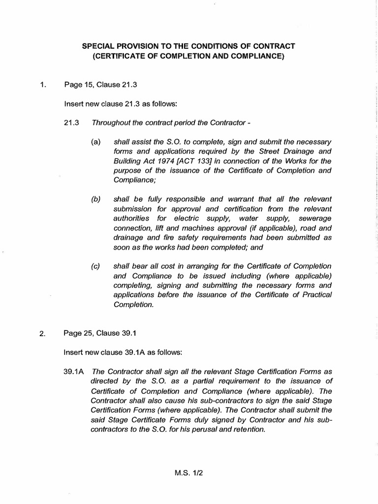 Pematuhan CCC Lampiran Addendum | PDF