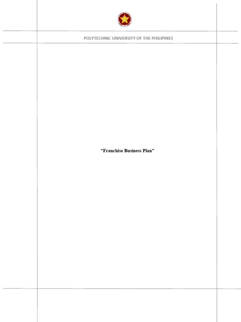 Franchise Business Plan Overview | PDF | Franchising | Business