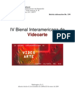 IV Bienal Inter Americana de Videoarte BID Premios