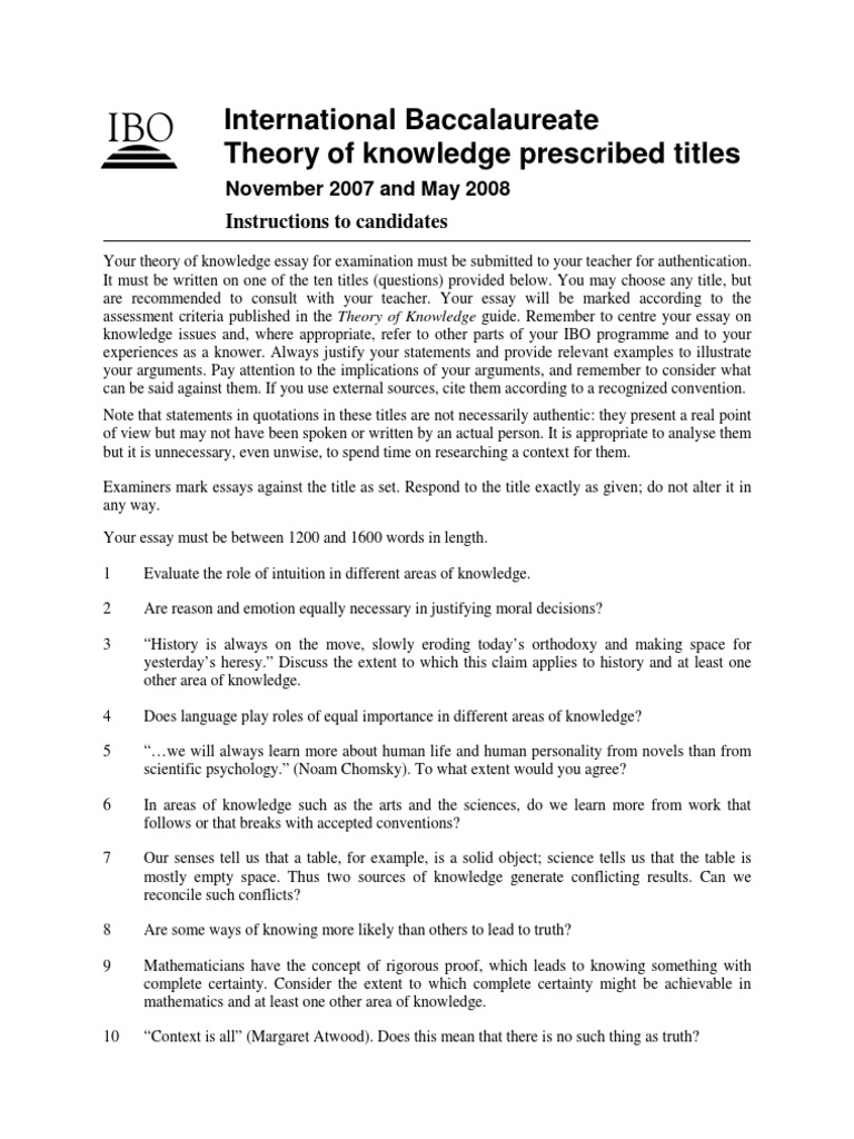 Ib tok sample picture