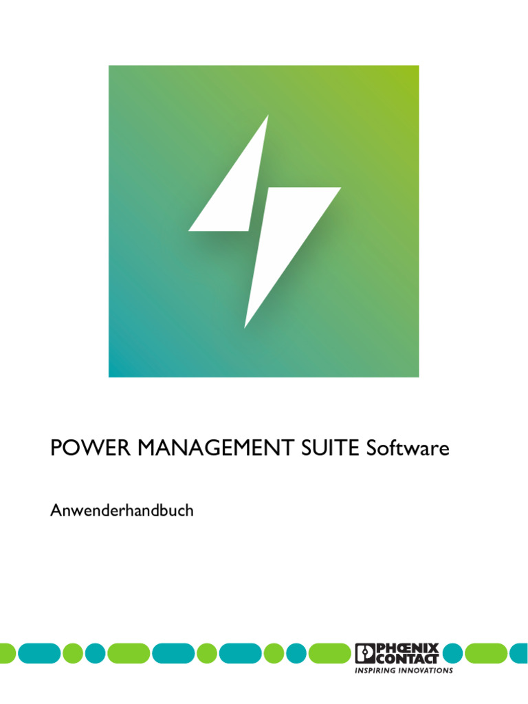 Um de Power Management Suite Software 109889 de 01 | PDF