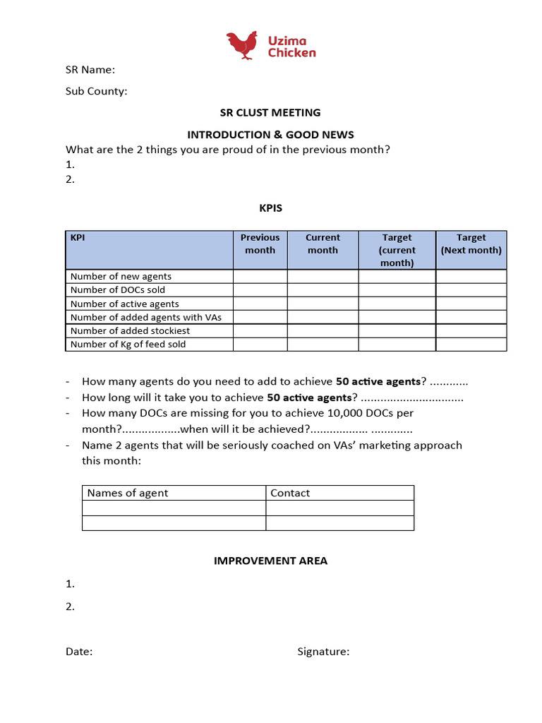 sr filling form | PDF