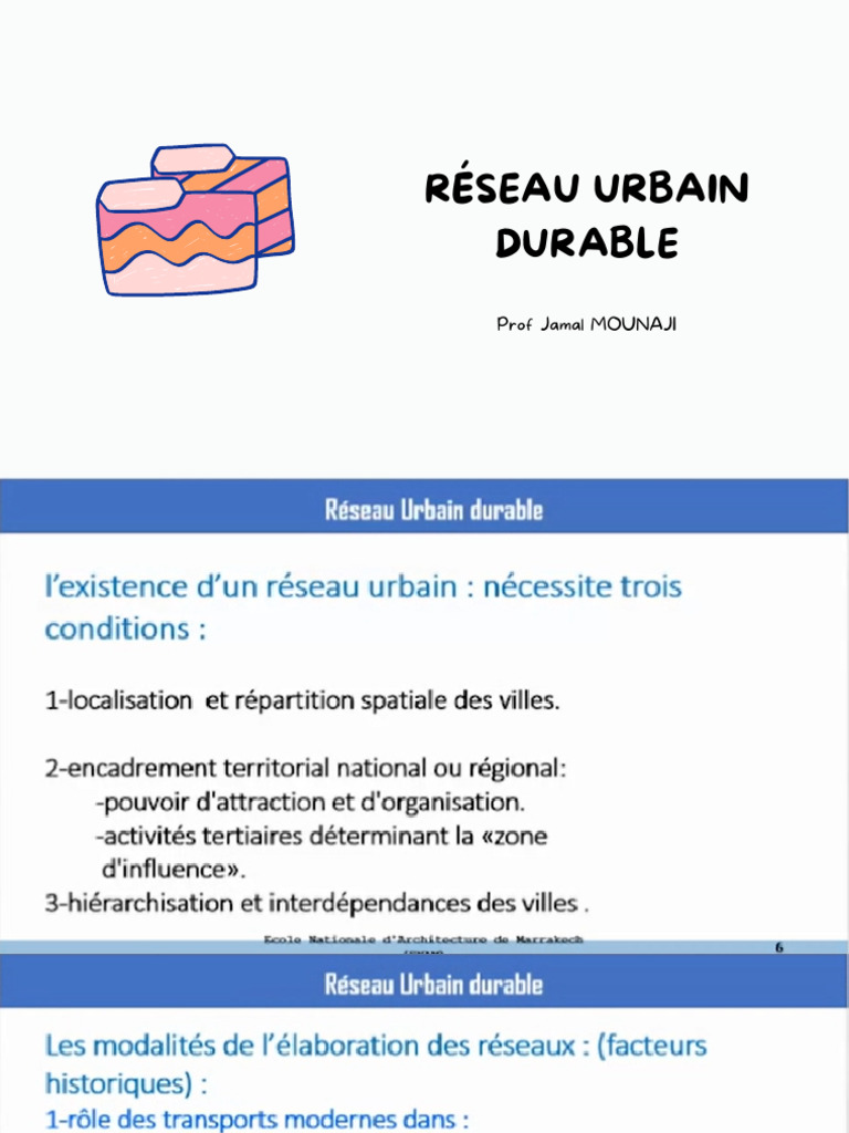 Réseau Urbain Durable | PDF