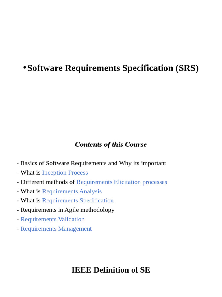 Requirements Engineering Lec1 | PDF | Software | Software Engineering