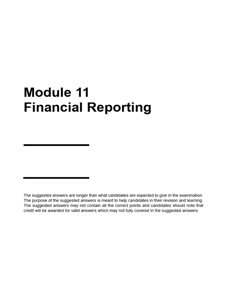 Financial Reporting Module 11 Answers | PDF | Bonds (Finance) | Fair Value