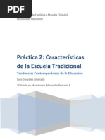 Características de La Escuela Tradicional