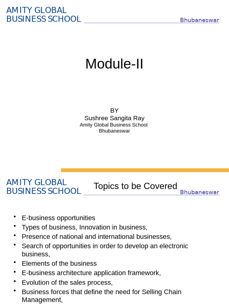 Module II E Business | PDF | Limited Liability Company | Electronic ...