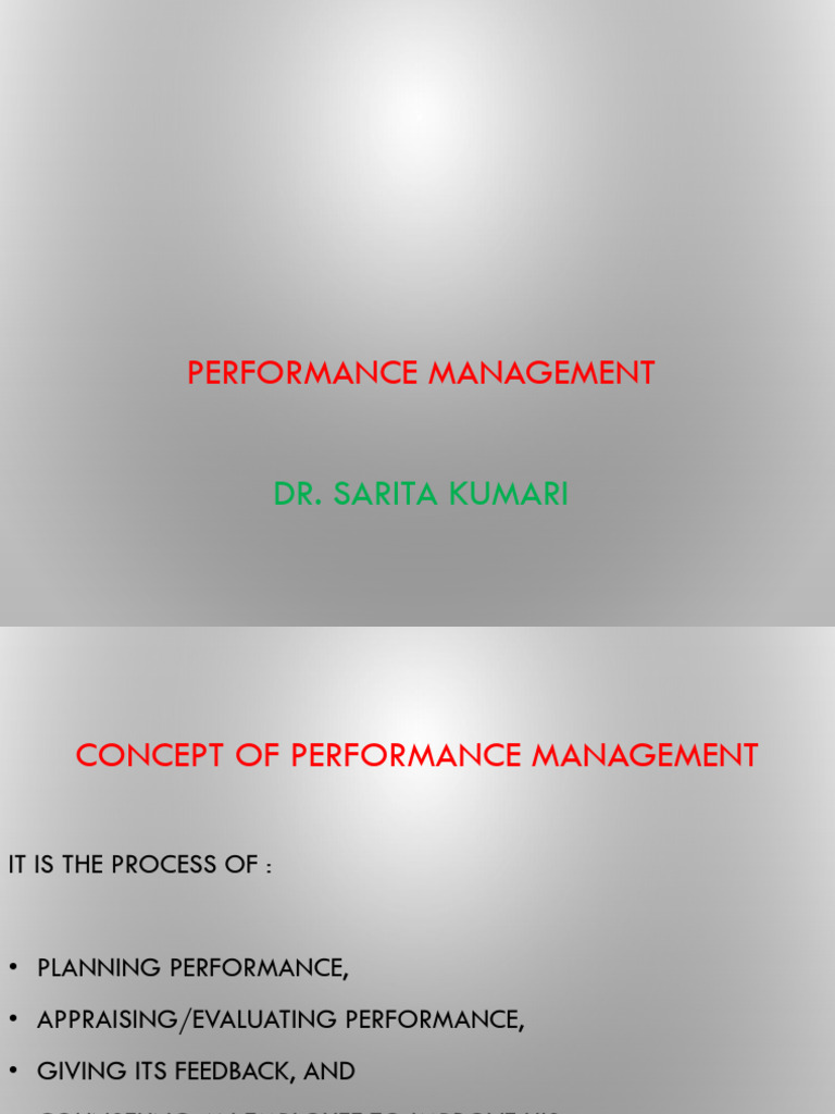 Performance Management (24-26) | PDF | Performance Appraisal | Social ...