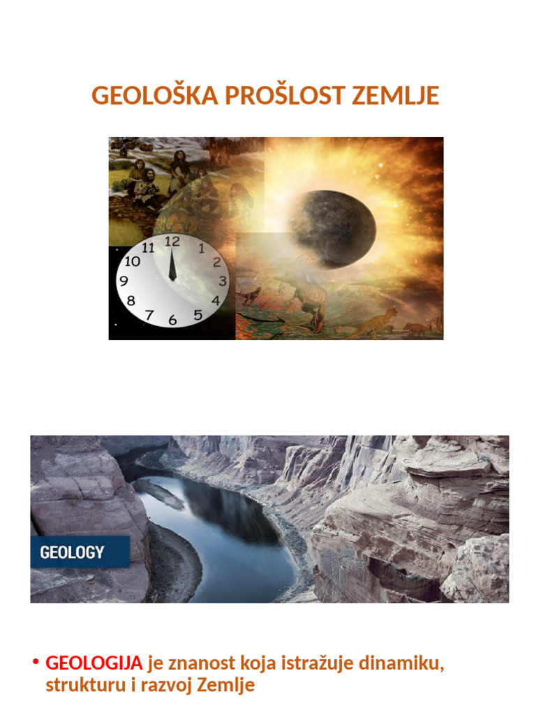 Geološka Prošlost Zemlje | PDF