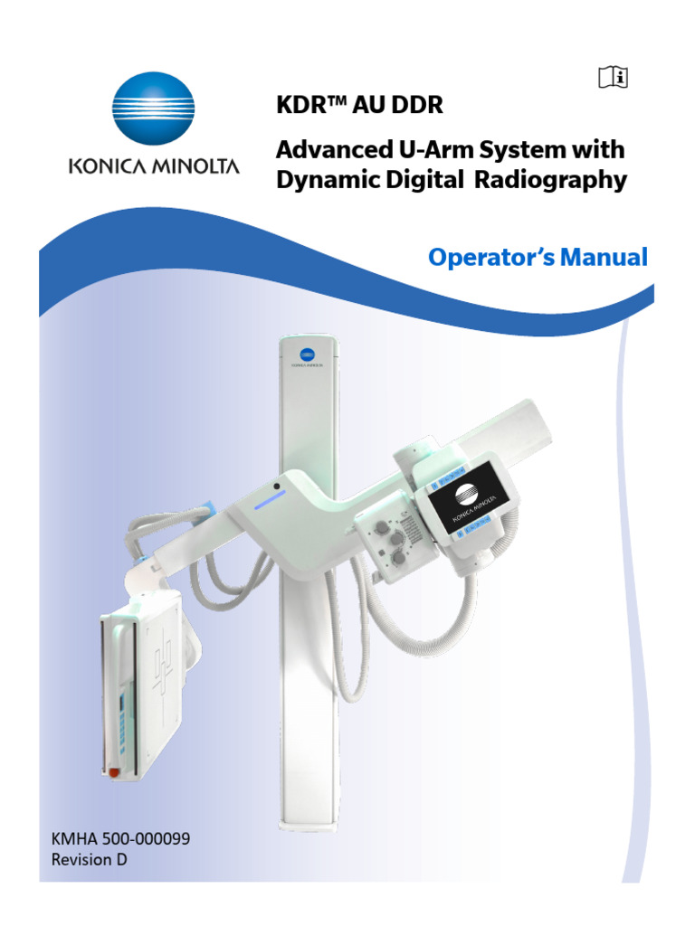 KDR AU DDR Operator's Manual | PDF | Radiography | X Ray