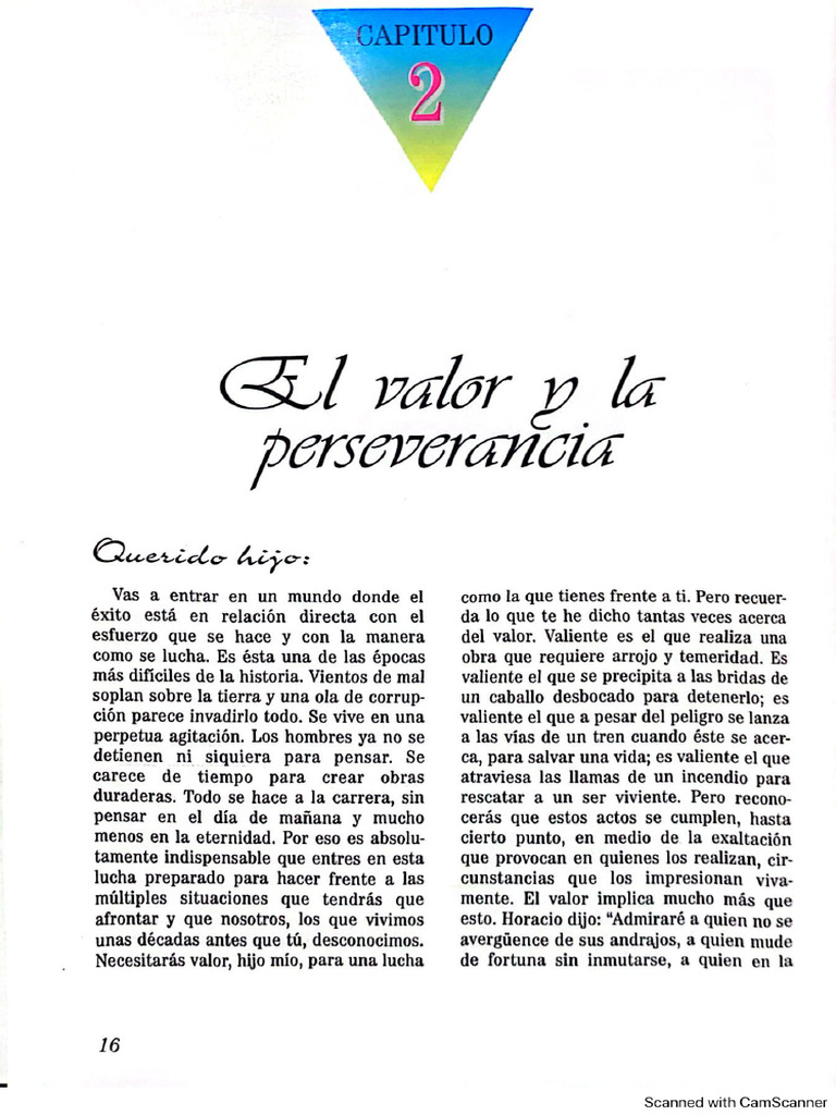 El Valor y La Perseverancia | PDF