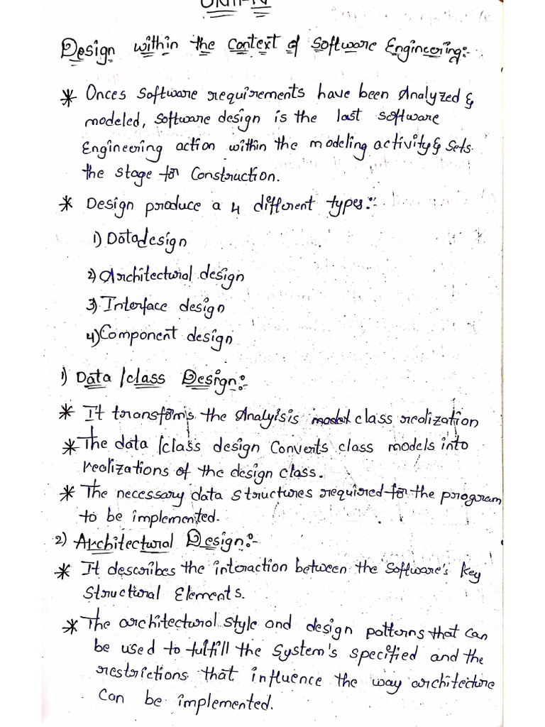 SE Unit 4 | PDF