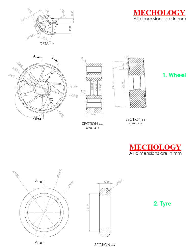 Mechanical Component Dimensions Guide | PDF