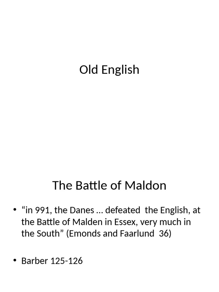 Old English Intro, OE Spelling and Pronunciation | PDF | Phoneme | Wessex