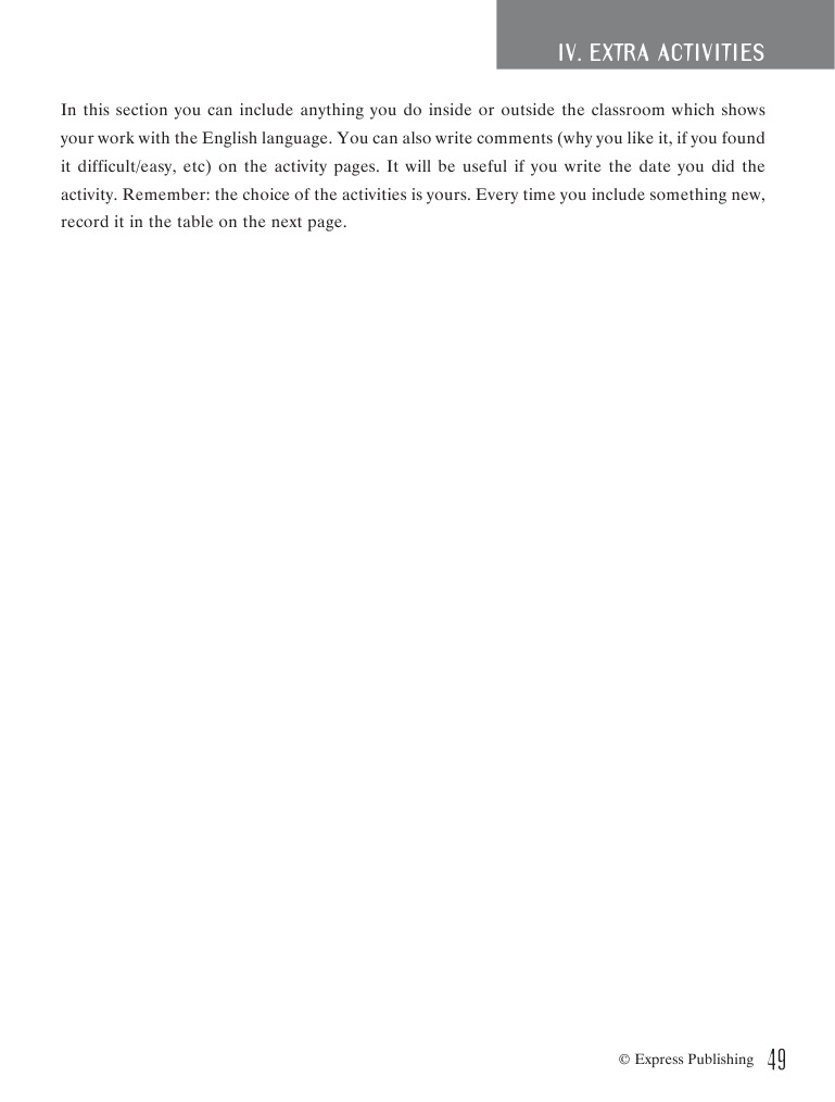 Iv. Extra Activities: © Express Publishing | PDF | Computing ...