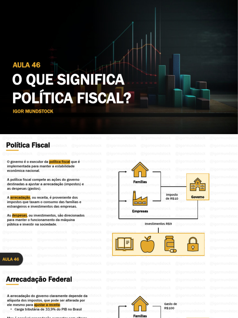O que é Política Fiscal? | PDF | Politica fiscal | Impostos