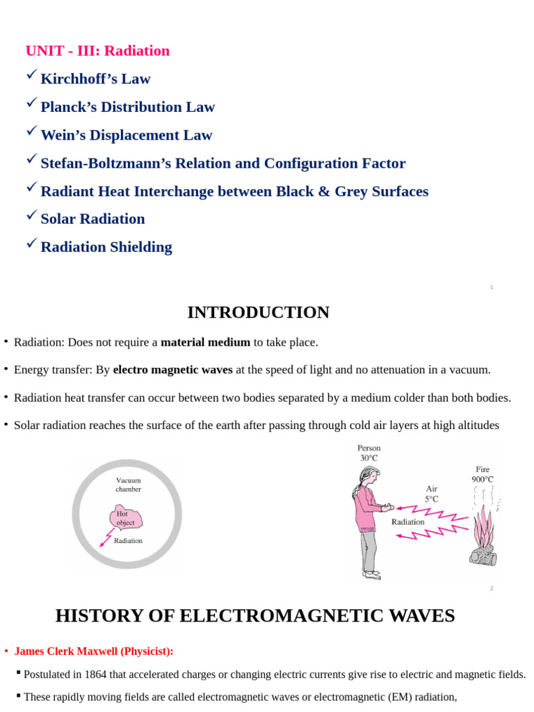 Understanding Radiation Laws and Heat Transfer | PDF | Electromagnetic ...