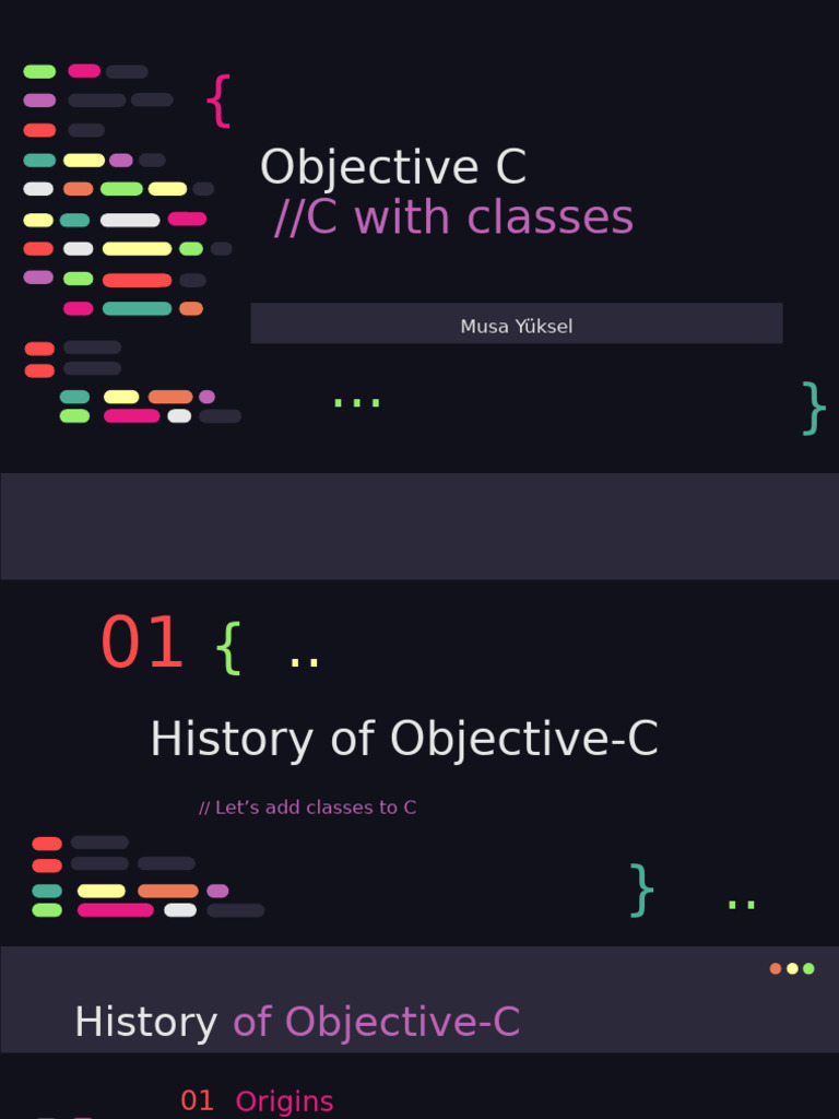 History and Features of Objective-C | PDF | Objective C | Method ...