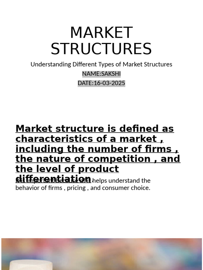 Types of Market Structures Explained | PDF