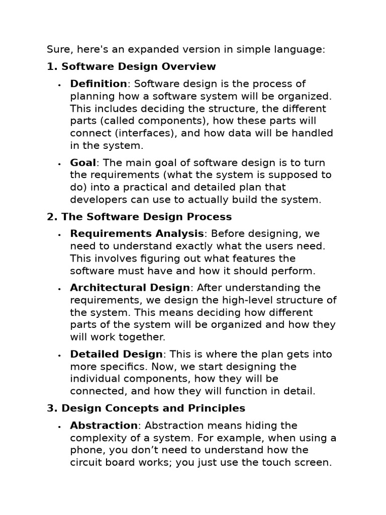 Comprehensive Guide to Software Design | PDF | Software Testing ...