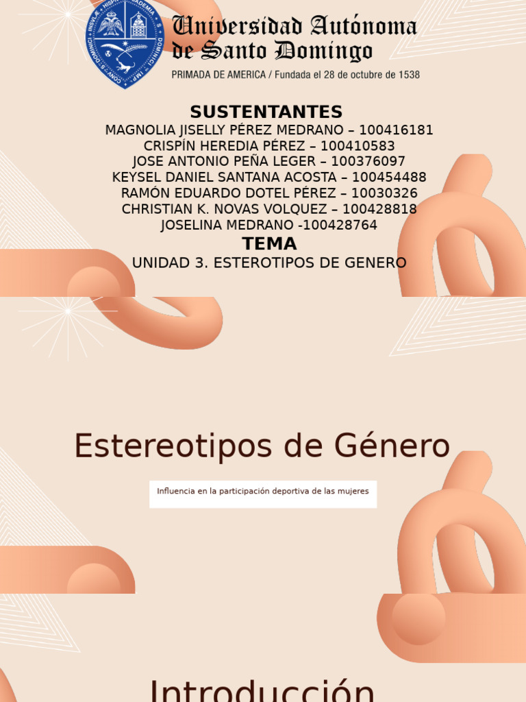 Estereotipos de Género | PDF | Estereotipos | Rol de género