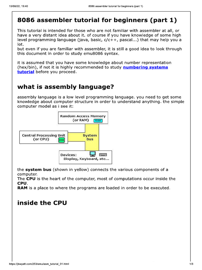 Assemblypt 1 | PDF