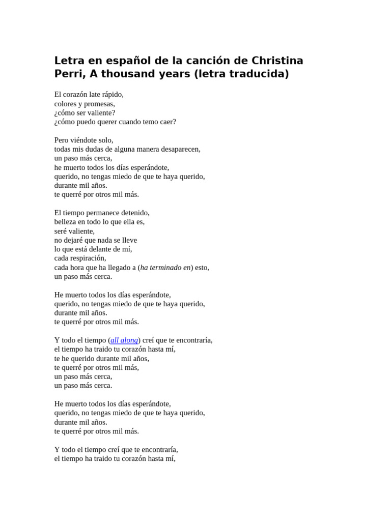 Letra de 